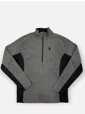 💟♡Spyder Gray Half-Zip Tech Pullover